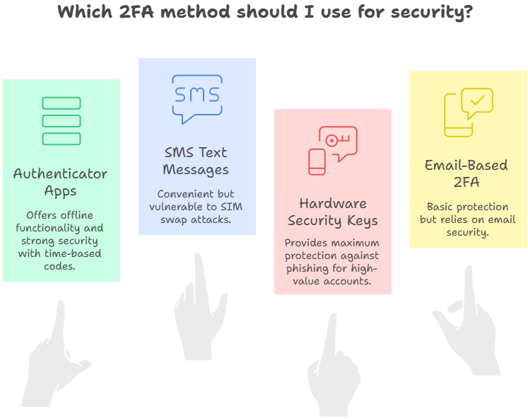 Which 2FA method should I use for security