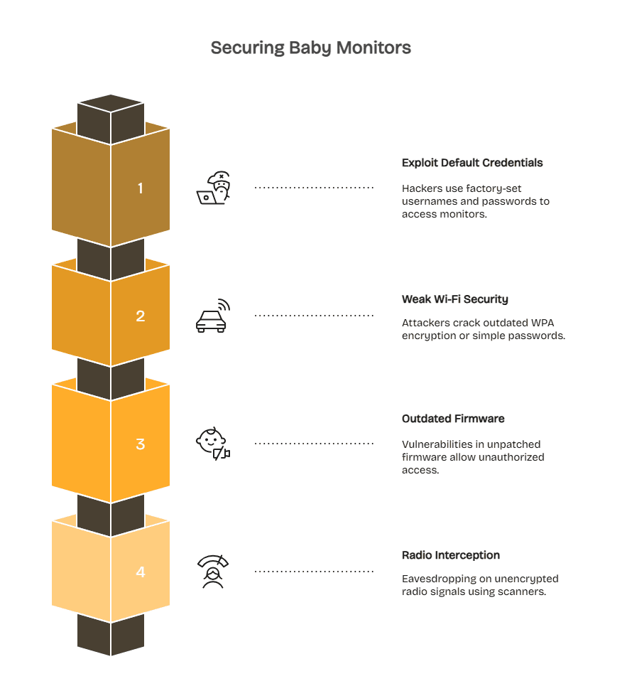 Baby Monitor Hacking Methods