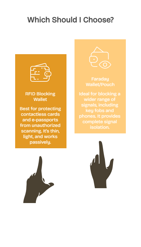 RFID Wallet vs Faraday Wallet